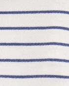 Baby 3-Piece Blue Striped Little Jacket Set, image 3 of 4 slides