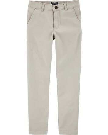 Enfant Pantalon d&rsquo;uniforme en coutil extensible, 