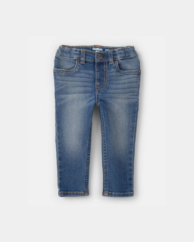 Baby Straight Jeans In Anchor Dark Wash, image 1 of 4 slides