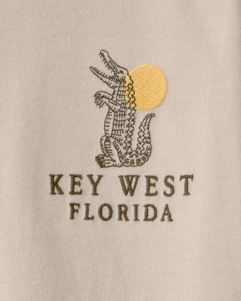 Gar&ccedil;ons - T-shirts &agrave; imprim&eacute; Key West - Beige, image 3 sur 4 diapositives