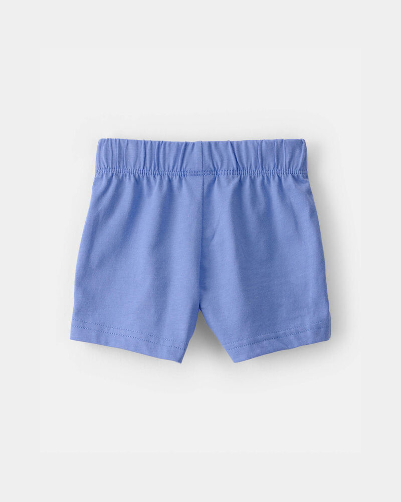 B&eacute;b&eacute; - Emballage de 2 shorts mode - Bleu, image 2 sur 4 diapositives