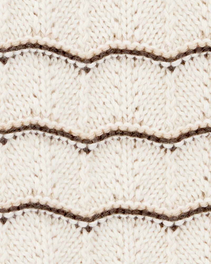 Enfant en bas âge Robe-chandail à rayures, image 3 sur 4 diapositives