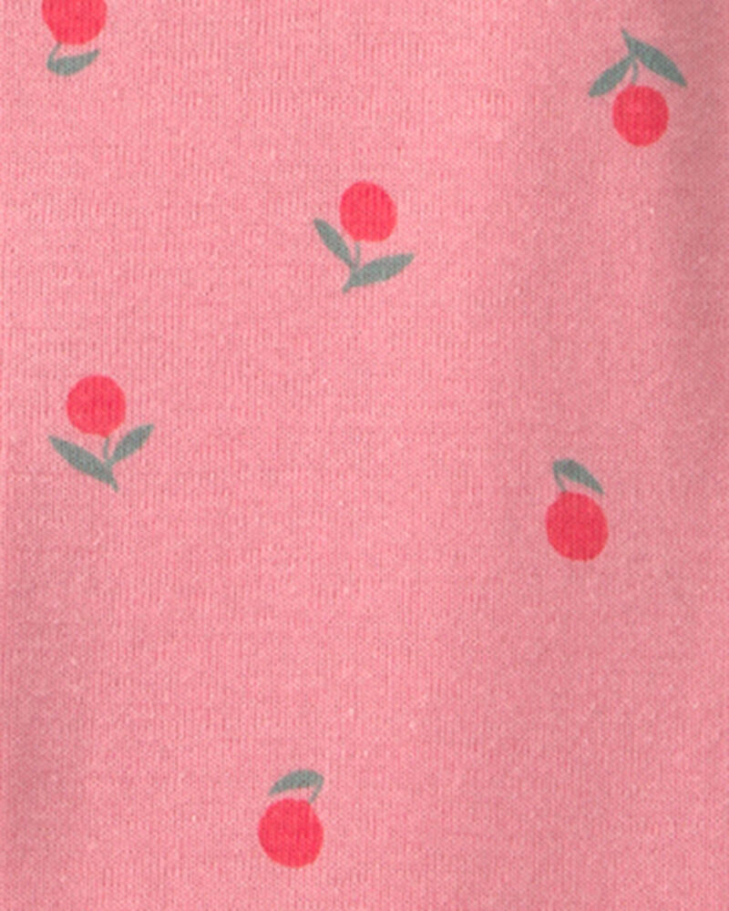 Tout-petit fille - Pyjama barboteuse 1 pi&egrave;ce en 100 % coton &agrave; motif floral - Rose, image 2 sur 2 diapositives