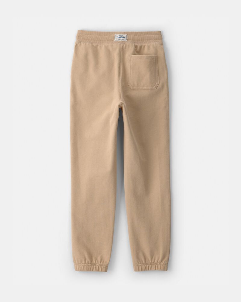 Jeune - Pantalon de jogging en tricot avec cordon de serrage - Beige, image 2 sur 3 diapositives