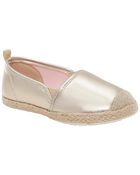 Enfant Espadrilles à enfiler à effet métallique, image 1 sur 7 diapositives