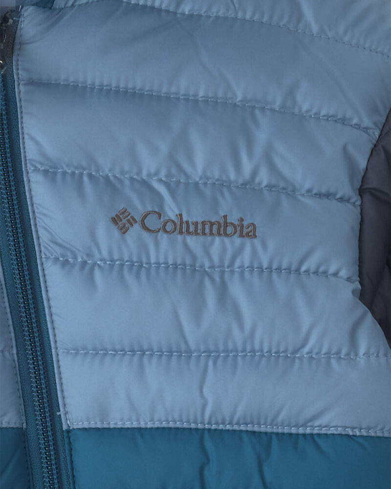Baby Boy Columbia Powder Lite&trade; II Reversible Bunting- Blue, image 3 of 4 slides