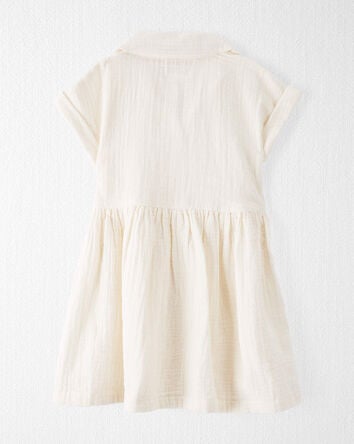 Toddler Organic Cotton Gauze Dress, 
