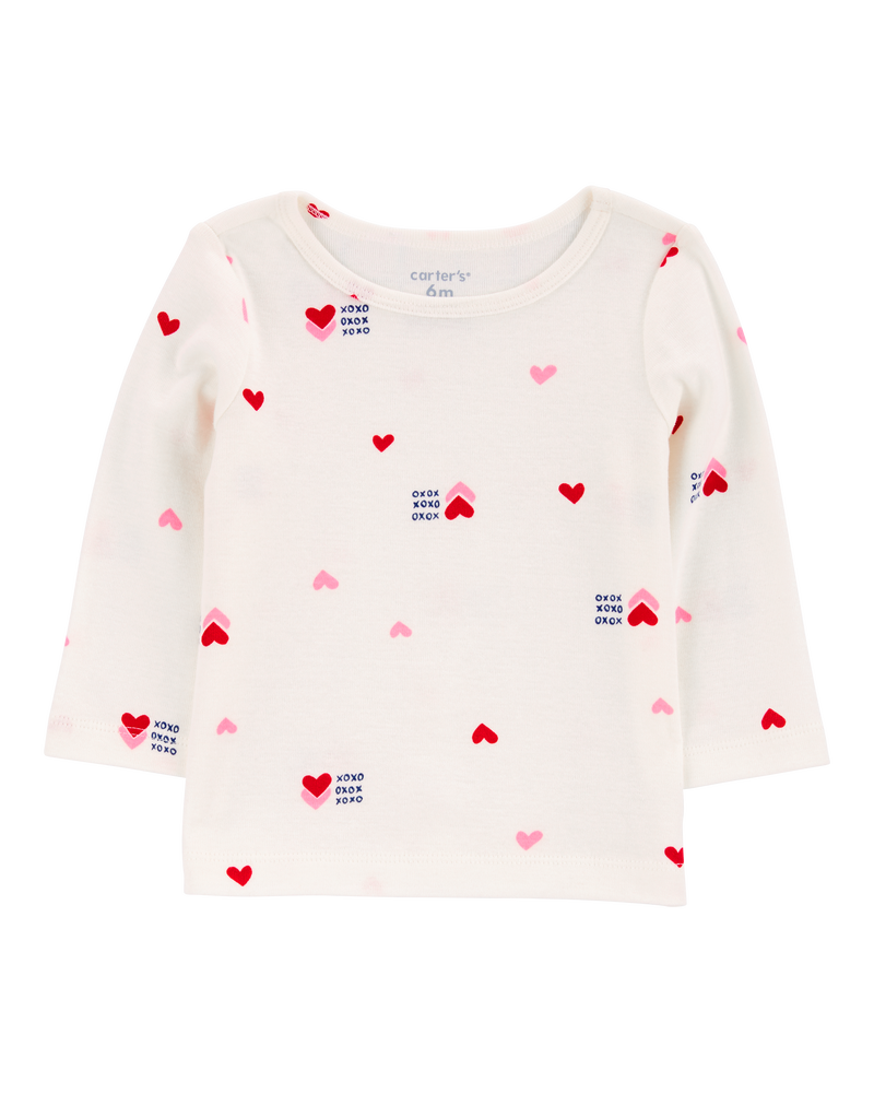 Baby 3-Piece Heart Print Jumper & Tights Set, image 3 of 6 slides