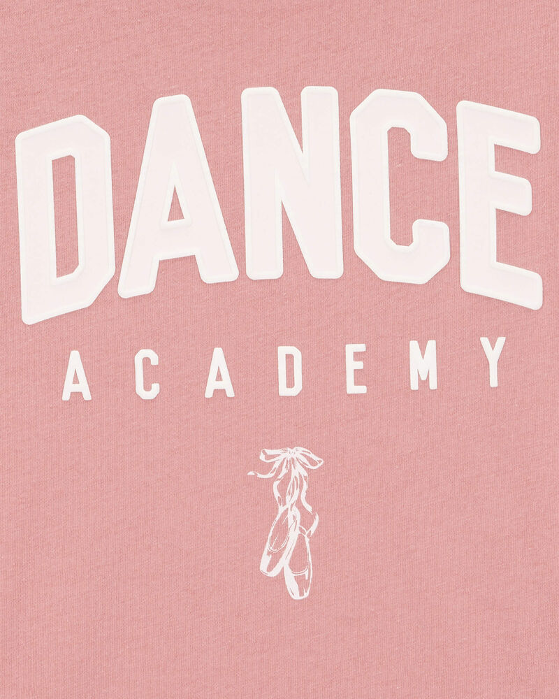 Kid Dance Academy Short-Sleeve Graphic Tee - Pink, image 2 of 3 slides