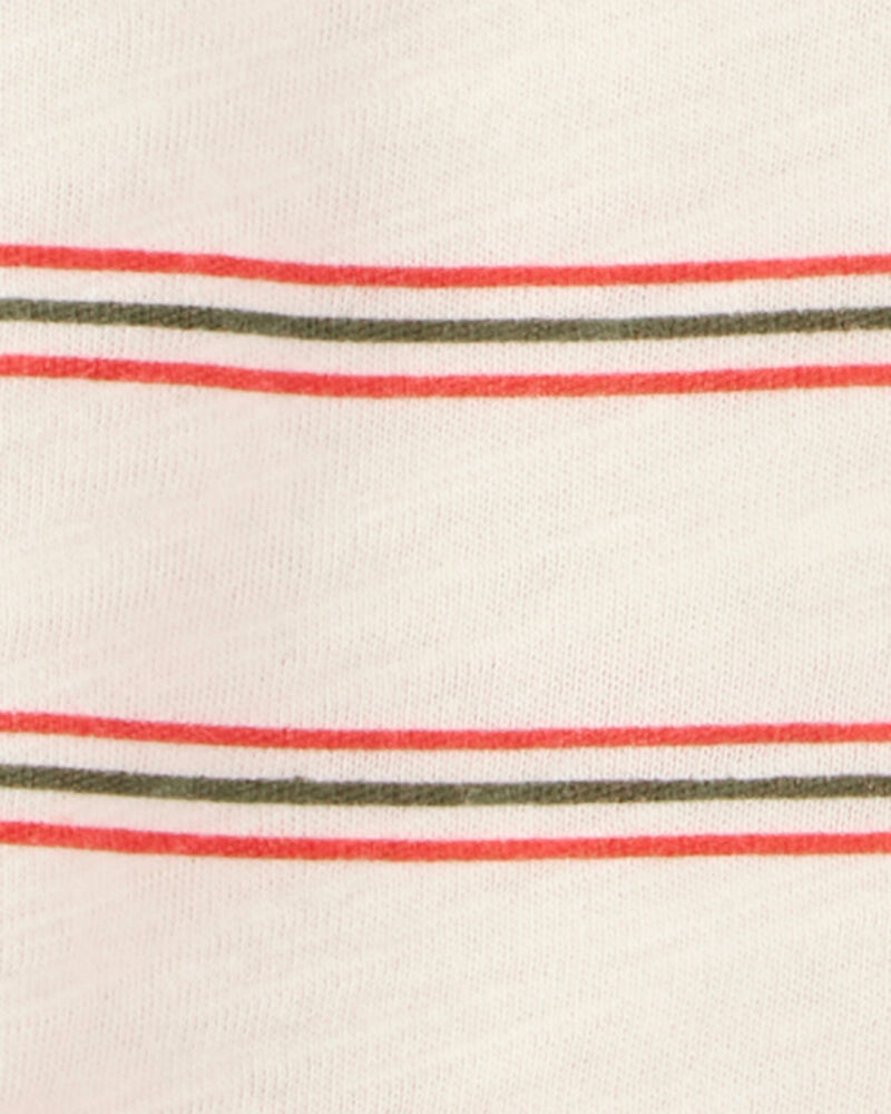 Toddler Striped Slub Jersey Henley, image 2 of 3 slides