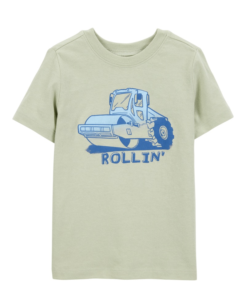 Toddler Tractor Rollin' Graphic Tee, image 1 of 3 slides