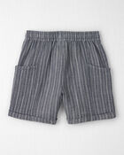 Boys 2-Piece Organic Cotton Gauze Short Set in Cream, image 3 of 7 slides