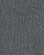 Girls Pull-On Stretch Rib Leggings - Grey, image 3 of 4 slides