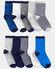Bleu marine/Gris