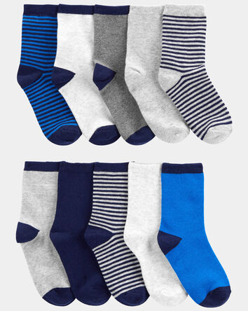 Gar&ccedil;ons - 10 paires de chaussettes mi-mollet, 