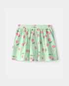 Filles - Jupe-short &agrave; motif de cerises - Vert, image 1 sur 3 diapositives