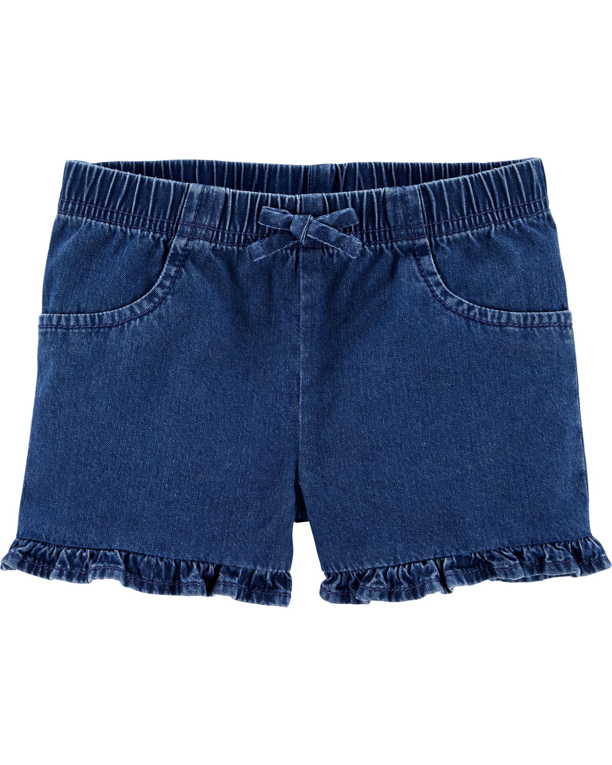 Pull On Denim Shorts