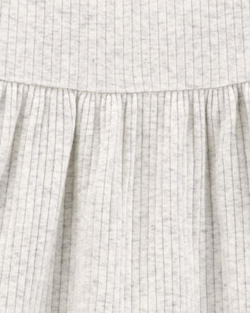 Toddler Tiered Long-Sleeve Ribbed Top, 