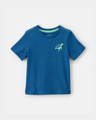 B&eacute;b&eacute; gar&ccedil;on - T-shirt &agrave; imprim&eacute; tortue de mer - Bleu, image 1 sur 3 diapositives