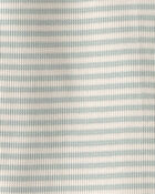 Toddler Girl 2-Piece Organic Cotton Waffle Knit Top & Short Set in Stripes, image 4 of 5 slides