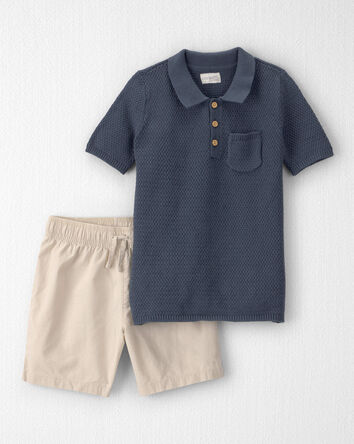Boys 2-Piece Organic Cotton Set, 