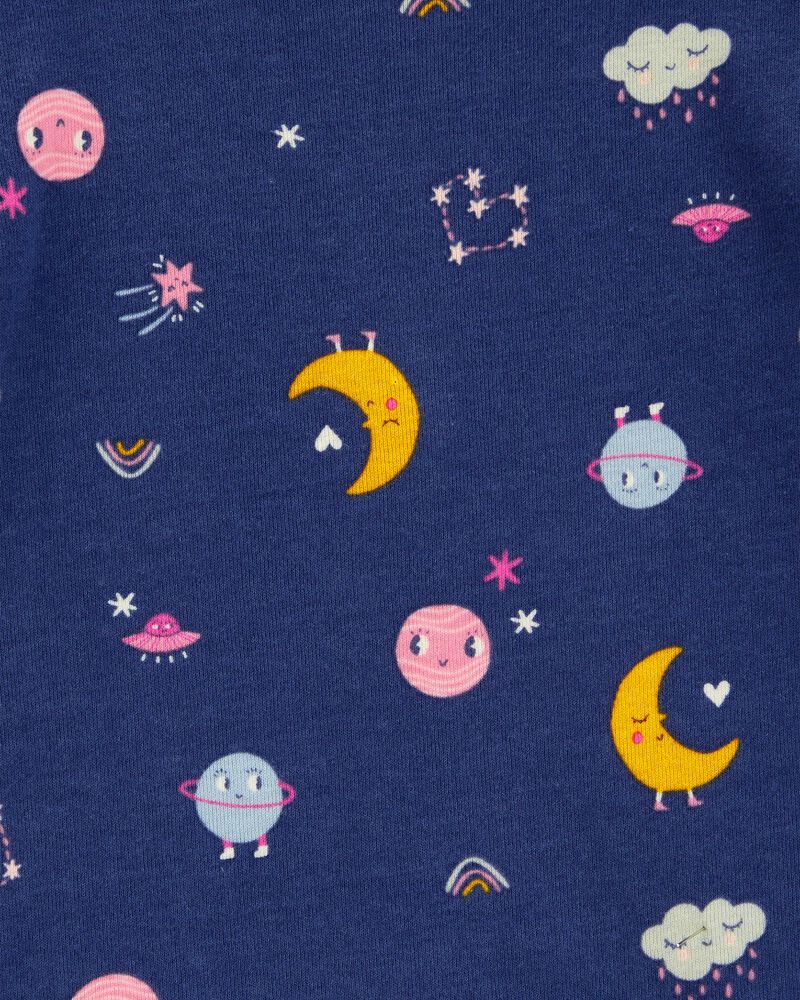Baby 4-Piece Space 100% Snug Fit Cotton Pyjamas, image 4 of 5 slides