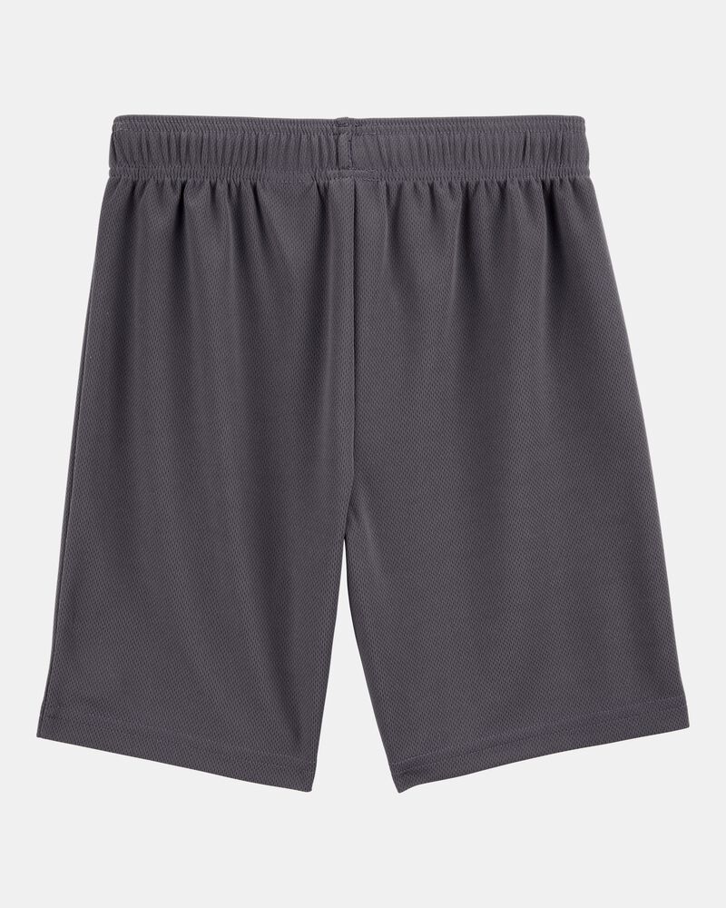 Boys Active Mesh Shorts - Grey, image 2 of 4 slides
