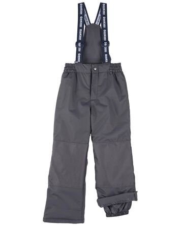 Kid Heavyweight Snow Pants With Removable Bib, 