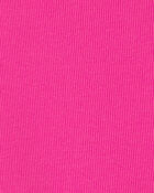 Filles - Robe manches courtes en tissu c&ocirc;tel&eacute; - Rose, image 3 sur 3 diapositives