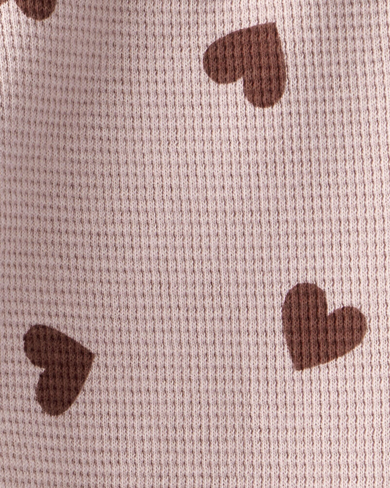 Baby Girl Waffle Knit Top & Pant Set Made with Organic Cotton, image 4 of 5 slides
