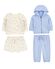 Blue/Ivory