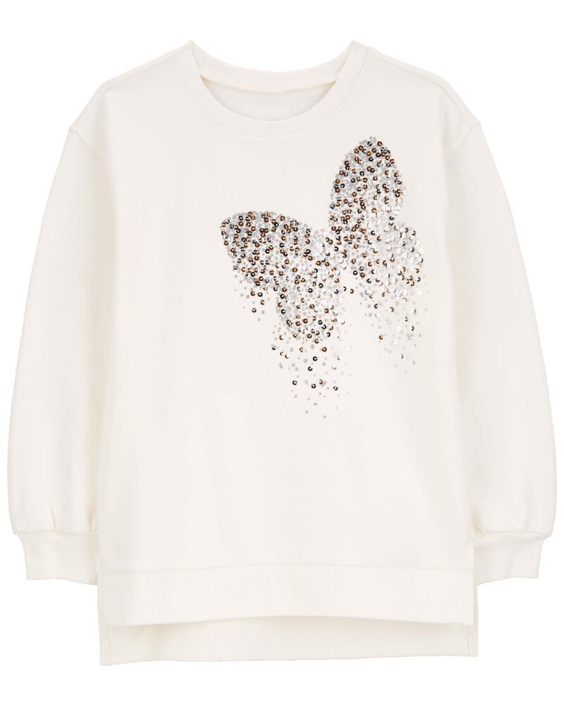 Kid Butterfly Fleece Sweatshirt, image 1 of 3 slides