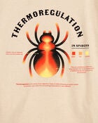Kid Spider Cotton Blend Long-Sleeve Tee - Khaki, image 2 of 3 slides