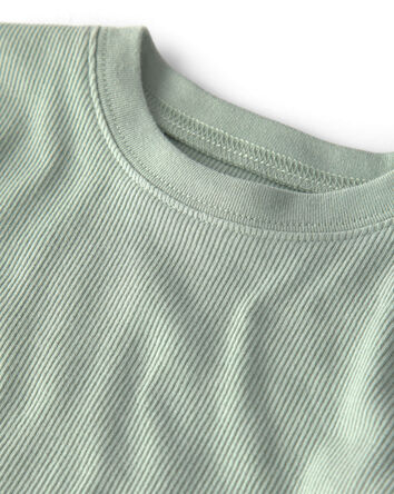 Kids 2-Piece Long-Sleeve Pyjama Set in Green, 