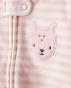 Baby Girl Deer Loose Fit Long-Sleeve Sleeper - Pink, image 2 of 5 slides