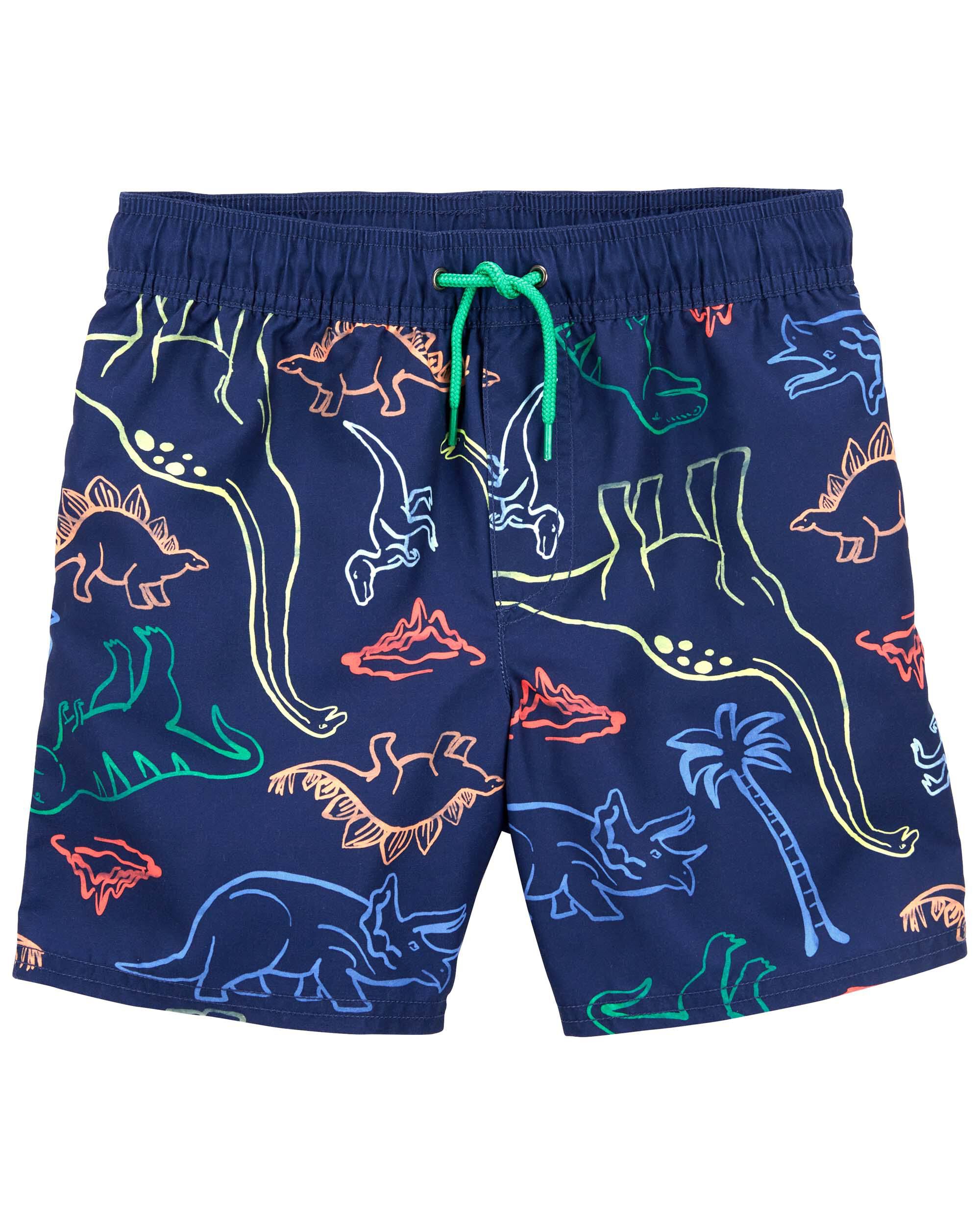 Dinosaur sales swim trunks