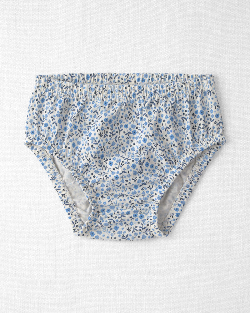 B&eacute;b&eacute; fille - Robe &agrave; &eacute;tages en coton biologique &agrave; motif de Pr&eacute; fleuri, image 2 sur 5 diapositives