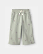 B&eacute;b&eacute; fille - Pantalon de sport &agrave; motif floral &ndash; Vert, image 1 sur 3 diapositives