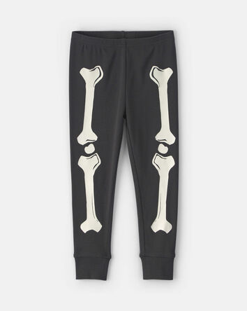 B&eacute;b&eacute; - Pyjama ajust&eacute; 2 pi&egrave;ces en 100&nbsp;% coton &agrave; motif squelette d&rsquo;Halloween - Noir, 
