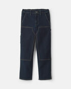 Boys Denim Baggy Jeans - Dark Wash, image 1 of 4 slides