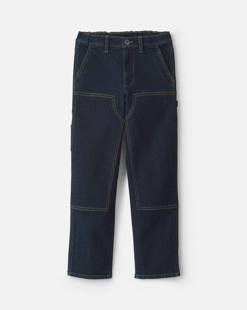 Boys Denim Baggy Jeans - Dark Wash, 