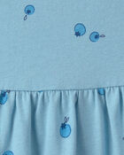 Baby Girl Blueberry Sleeveless Dress - Blue, image 3 of 4 slides