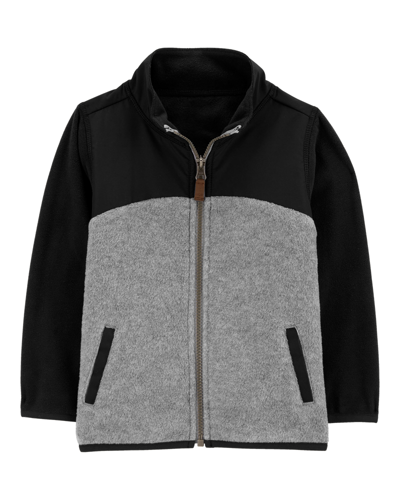 Toddler zip up fleece best sale