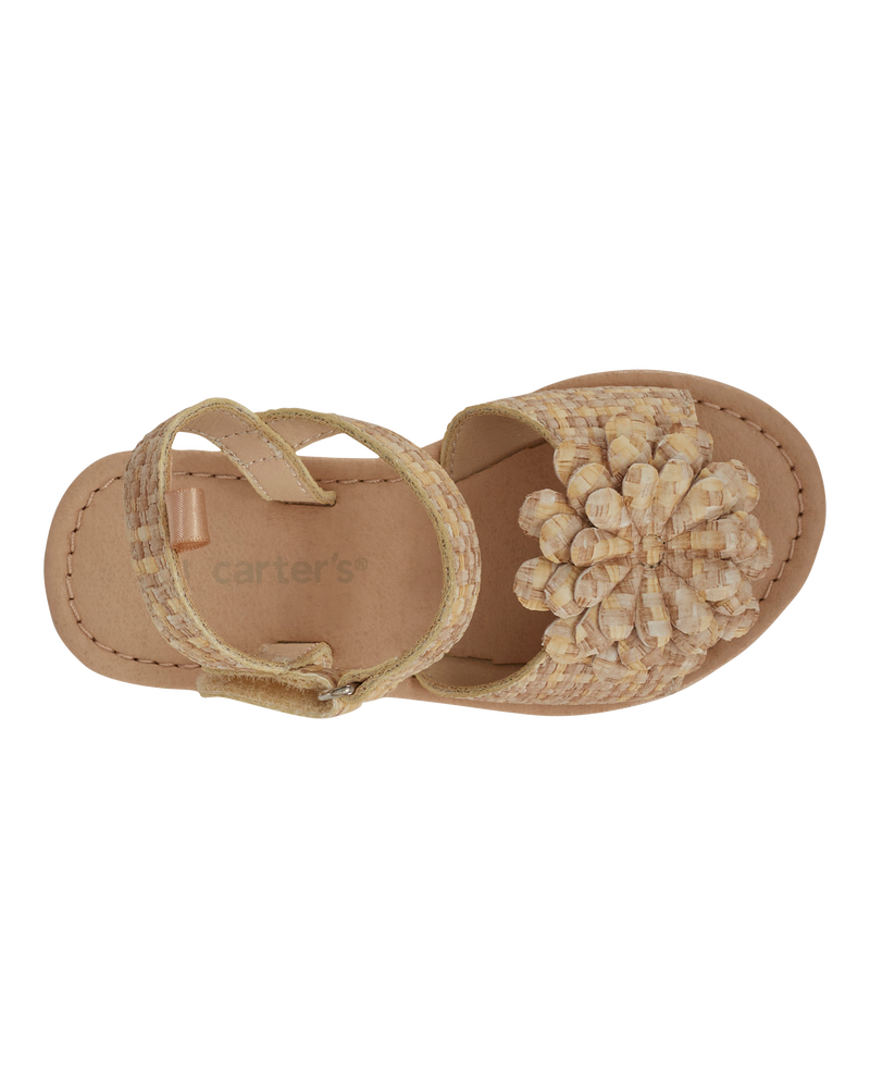 Toddler Casual Sandals - Tan, image 4 of 7 slides