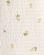 Baby Girl 3-Piece Lemon Short-Sleeve Top, Bodysuit & Short Set - Yellow/Ivory, image 3 of 4 slides