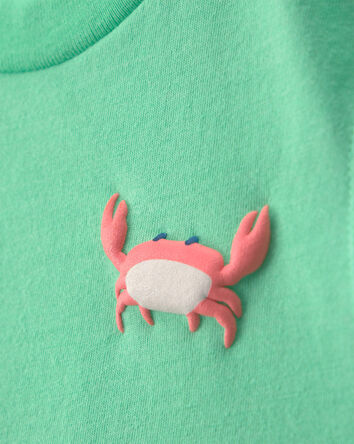 Baby Boy Crab Graphic Tee - Green, 