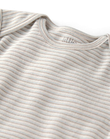 B&eacute;b&eacute; - Emballage 3 cache-couches &agrave; manches courtes, chiens - Blanc, 