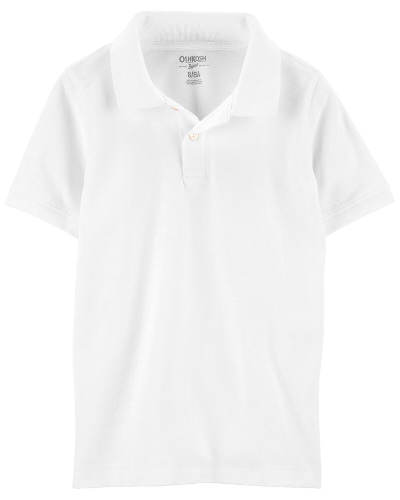 Kid Uniform Pique Polo, image 1 of 2 slides