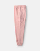 Girls 2-Piece 'Love' Fleece Long-Sleeve Top & Pant Set - Pink, image 2 of 6 slides
