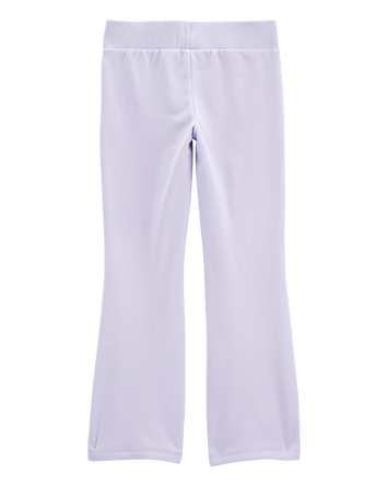 Kid Flared-Leg Fleece Pants - Purple, 
